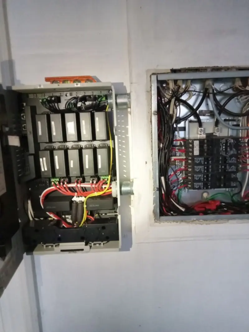 Electrical panel upgrade completed for Indoor Lighting Installation in Edgewood